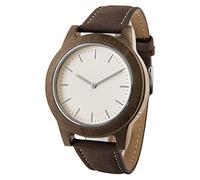 Zeit-Bar Funk-Armbanduhr Herren, Holzgehäuse