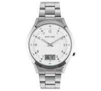 Zeit-Bar Funk-Armbanduhr Herren, mit Datums- und Sekundenanzeige