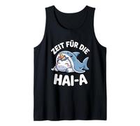 Zeit Für Die Hai-A Lustiges Einhorn Hai Schlaf Tank Top