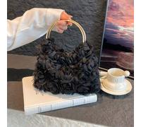Zeitlich begrenzter Rabatt, elegante Rose Blumen Abendtasche, formelle Party Handtasche für Damen, sanfte süße Mädchen Umhängetasche, einfarbige Eimer