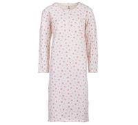 Zeitlos Nachthemd Damen Thermo Langarm Blüte-Ginko Knopfleiste, Größe:M, Farbe:Apricot