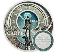 Zeitreisender Memento Mori Münze Carpe Diem Challenge Coin Stoische Münzen Herausforderungsmünze EDC-Medaillon Erinnerungsmünze Tägliche stoische Geschenke für Männer Frauen