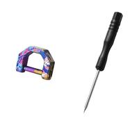 Zeizafa Karabiner Schlüsselanhänger mit abnehmbarem Schraubendreher, leichte Outdoor Ausrüstung zum Wandern, Camping, unverzichtbarer Schraubendreher inklusive Karabiner