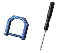 Zeizafa Karabiner Schlüsselanhänger mit abnehmbarem Schraubendreher, leichte Outdoor Ausrüstung zum Wandern, Camping, unverzichtbarer Schraubendreher inklusive Karabiner