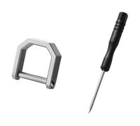 Zeizafa Karabiner Schlüsselanhänger mit abnehmbarem Schraubendreher, leichte Outdoor Ausrüstung zum Wandern, Camping, unverzichtbarer Schraubendreher inklusive Karabiner