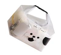 [Zeizafa] Sanddichter Kulturbeutel, Kosmetiktasche, Reisetasche, Handtasche, Strand, Schwimmtasche, Fitnessstudio, Pool, Berufe, Strand, Schwimmen, Weiß, 1 Stück