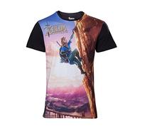 Zelda Breath of the Wild T-Shirt -2XL- Link Climbi