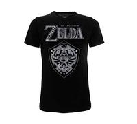 ZELDA-Legend of Original Schwarz T-Shirt Die Legende 100% Offizielles Produkt Nintendo Tshirt Mann (XL)