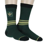 Zelda Socken Legend of Zelda Kingdom of Hyrule Symbol Patch Casual Novelty Knit Herren Crew Socken passend für Schuhgröße 41-47, Hyrule Patch, Einheitsgre