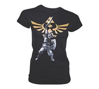 Zelda T-Shirt (Damen) -S- Zelda Logo, schwarz