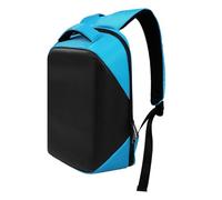 Zenlir Notebook-Rucksack mit LED-Panel, 39,6 cm (15,6 Zoll), belüftetes Netz, Schulterriemen, anwendungsgesteuertes LED-Pack mit Führungsfunktion, blau