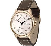 Zeno Watch Basel Herren Uhr Analog Automatik mit Leder Armband 8554DD-PGR-f2
