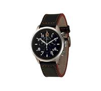 Zeno Watch Basel Herrenuhr Analog Quarz mit Leder Armband 6302-5030Q-a15