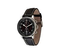 Zeno-Watch Herrenuhr - X-Large Pilot Chrono Pulsometer - P557BVD-a1-Puls