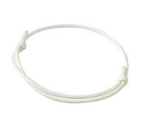 ZENSE - Feines weißes Armband für Männer verstellbarem gewachstem Seil ZB0362