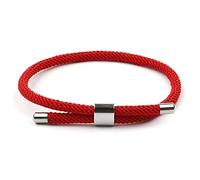 ZENSE - Rotes Armband für Männer aus verstellbarem geflochtenem Seil ZB0368