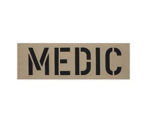 Zentauron Medic Klett Patch 5x15cm First Aid Patch für Taktische und zivile Rettungsrucksäcke, Rettungswesten, Schutzwesten, Plattenträger, medizinische Taschen