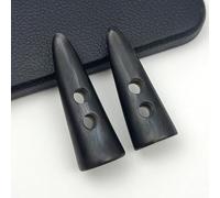 ZENZDS 10 Stück 40/50/55 mm beige weiße Zahnknöpfe aus Kunstharz, Horn-Kippknöpfe für Strickjacken, Nähen, Stricken, Nähknöpfe, ovale Oliva-Knöpfe