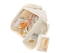 ZEPFJHE Ästhetische Bleistiftkoffer Großer Kapazität Schachtel Einfacher Stiftbeutel Schulbüro Vorräte Für Schüler Lagerung Großer Kapazität Ästhetischer Box Einfacher Tasche