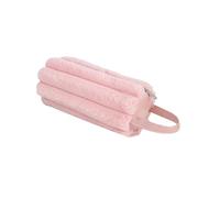 ZEPFJHE Big Kapazität Plüsch Bleistiftkoffer Mit Geräumigem Fachkompartiment Tragbare Stifte Beutel Bleistifttasche Für Student Teen Women Soft Plüsch Und Make Up Organisation