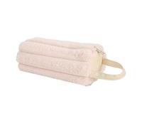 ZEPFJHE Big Kapazität Plüsch Bleistiftkoffer Mit Geräumigem Fachkompartiment Tragbare Stifte Beutel Bleistifttasche Für Student Teen Women Soft Plüsch Und Make Up Organisation