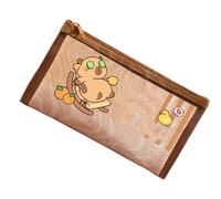 ZEPFJHE Bleistiftkoffer Mit Großer Kapazität Lovely Animal Pen Bag Schulmaterial Für Die Organisation Von Markern Und Accessoires Capybara Organisatoren Box