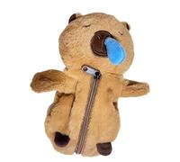 ZEPFJHE Cartoon Animal Pen Bag Große Kapazität Bleistiftbeutel Schöne Plüsch Bleistiftkoffer Make Up Tasche Zurück In Die Schulmaterial