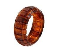 ZEPFJHE Elegante Acryl-Kreis-Manschette, kräftiger Farbkontrast, zeitgenössisches modisches Armband, handgefertigt, Retro-Accessoire zum Verschenken, Retro-Ombres-Armreif, Einheitsgröße, Wie