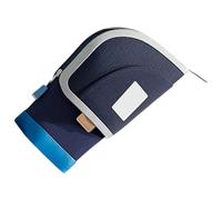 ZEPFJHE Erweiterbares Federmäppchen, Teleskop-Stiftetui, einziehbarer stehender Stifthalter, Aufbewahrungstasche, Reise-Make-up-Pinselhalter, große Kapazität, blau, Mass Beauty