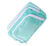 ZEPFJHE Federmäppchen mit hoher Kapazität, große Stifteetui, Stiftehalter, Marker-Etui, Stifte-Organizer für Schule, Büro, Reisetaschen, grün, Mass Beauty