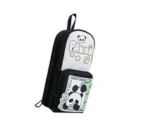 ZEPFJHE Federmäppchen mit hoher Kapazität, Stehender Stifthalter, Aufbewahrungstasche, Reise-Make-up-Pinselhalter, tragbarer Organizer, Federmäppchen, a, Mass Beauty