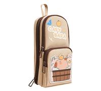 ZEPFJHE Federmäppchen mit hoher Kapazität, Stehender Stifthalter, Aufbewahrungstasche, Reise-Make-up-Pinselhalter, tragbarer Organizer, Federmäppchen, C, Mass Beauty