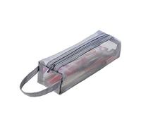 ZEPFJHE Große transparente Reise-Kulturbeutel, transparent, Kosmetiktasche, Make-up-Tasche, transparent, 3 Größen, Medium