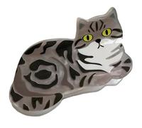 ZEPFJHE Haarklammer in Cartoon-Katzen-/Hundeform, Zöpfe, Pferdeschwanz, Damen, Hautpflege-Clip, elegant, Hochzeit, Party, Styling, groß, dünn, für Acryl
