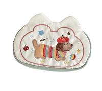 ZEPFJHE Hundestickte Bleistiftkoffer Für Schülerinnen Frauen Große Kapazität Stift Organisatoren Taschenbeutel Reisekosmetikbeutel Tragbare Schulbeutel