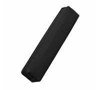 ZEPFJHE Kleines Federmäppchen, tragbar, Stifthalter, Leder, Stiftebeutel, Reise-Make-up-Tasche für Schule, Büro, Reise, Schwarz , Mass Beauty