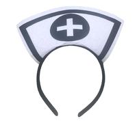 ZEPFJHE Krankenschwester Stirnbänder, Halloween Haarbänder, Cosplay Haarreifen, Stirnbänder, Festival Party, Haar Accessoire für Mädchen, Krankenschwester Stirnband, Cosplay