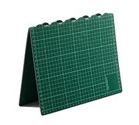 ZEPFJHE Präzise Schneidematte für maßstabsgetreues Modell, faltbares Design, rutschfeste Unterseite, Gitterlinien, sicheres Schneidepad für Bastelprojekte, faltbare Modellmatte