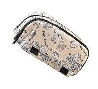 ZEPFJHE Schöne Tierbeutel School Bleistift Organisatoren Große Kapazitätsfall Für Radiergummis Marker Schert Aufbewahrung Schöner Capybara Box Beutel