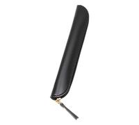 ZEPFJHE Stifteetui, PU-Leder, Stifteetui, Schutzhülle, Stiftehalter, Schreibtischzubehör für Büro, Schule, Leder, Bleistifte, Schreibwaren, Tasche, Schwarz