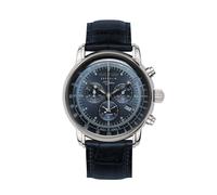 Zeppelin Unisex-Armbanduhr Chronograph Quarz Leder 7680-3