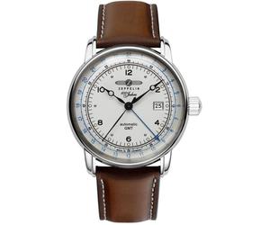 Zeppelin 100 Jahre Automatik GMT 8666-1 Weiß