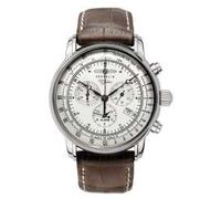 Zeppelin 100 Jahre Zeppelin Alarmchronograph Silber (7680-1)