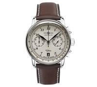 Zeppelin 100 Years Herren Uhr analog Quarzwerk mit Leder Armband 7674-6