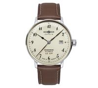 Zeppelin 8056-5 Automatikuhr für Herren Hindenburg LZ129 Braun/Beige