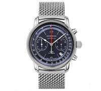 Zeppelin 8614M-3 LZ126 Los Angeles Herren Edelstahl Milanaise Armband Automatik