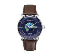 Zeppelin Atlantic Herren Uhr analog Automatik mit Leder Armband 8468-3