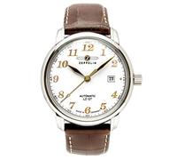 Zeppelin Count Herren Uhr analog Automatik mit Leder Armband 7656-1