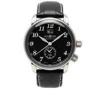 Zeppelin Count Herren Uhr analog Quarzwerk mit Leder Armband 7644-2