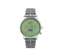 Zeppelin Uhren 8637M-4 Damenuhr LZ 14 Marine Mondphase mit Stahlband